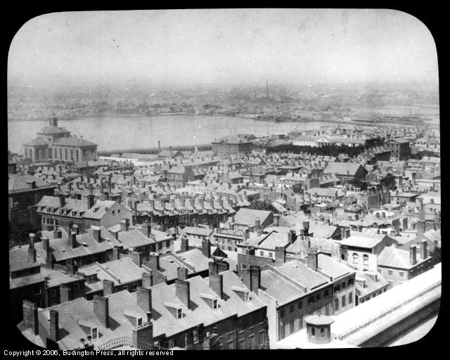 View over Boston North North West from State House